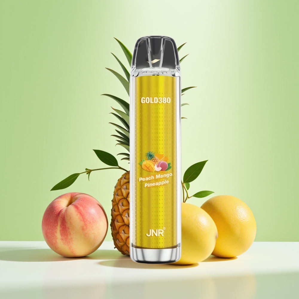 JNR Glod380 6000 Pufova Dispozabil Vape - Breskva Mango Ananas, 1500mAh, 1.0ohm, 13ml