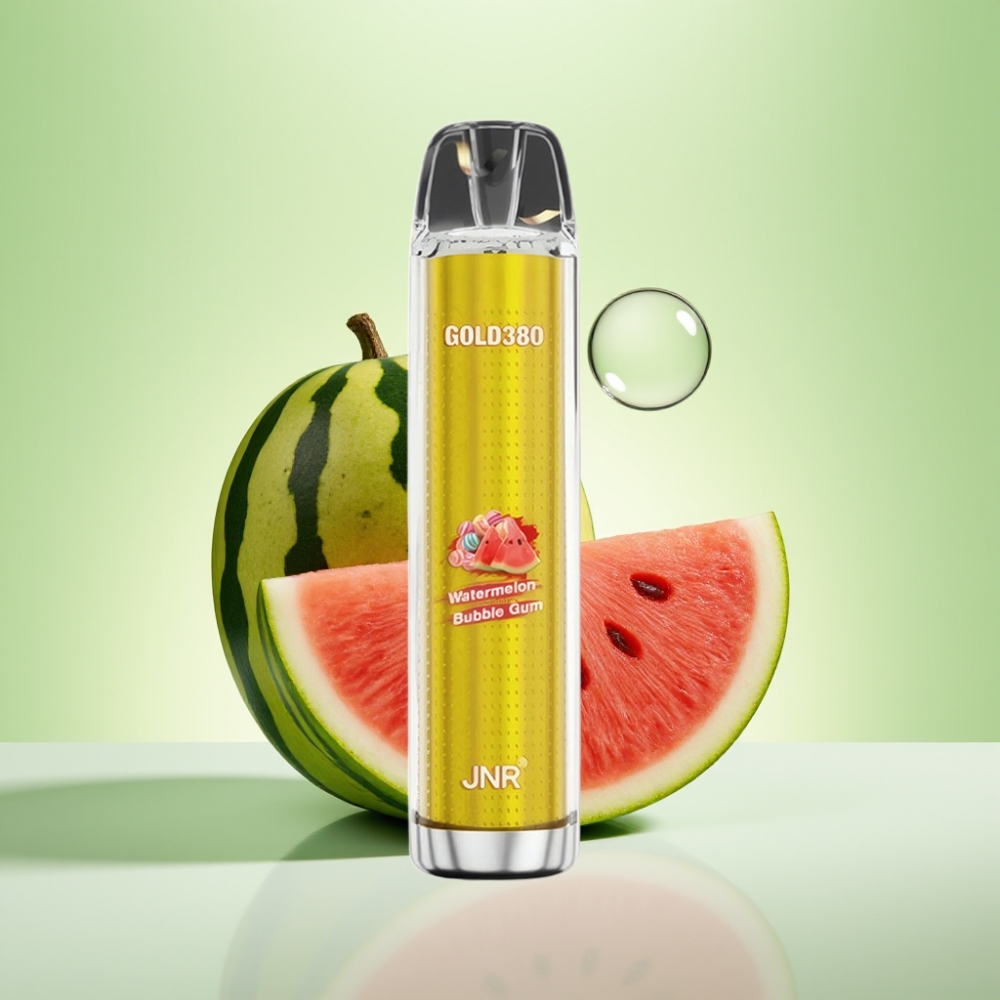 JNR Glod380 6000 Pufova Dispozabil Vape Bubanj Lubenica 6000 Pufova, 1500mAh, 13ml