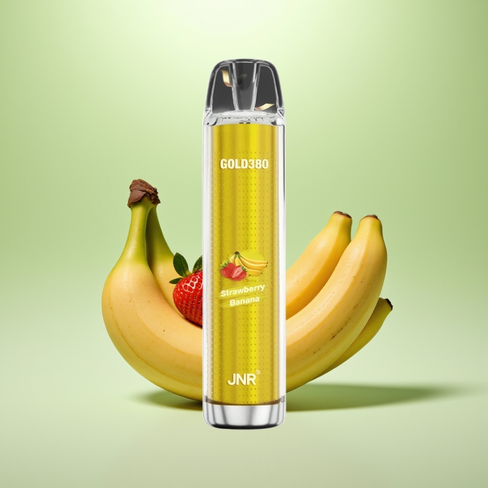JNR Glod380 6000 Pufova Dispozabil Vape - Jagoda Banana, 1500mAh, 13ml