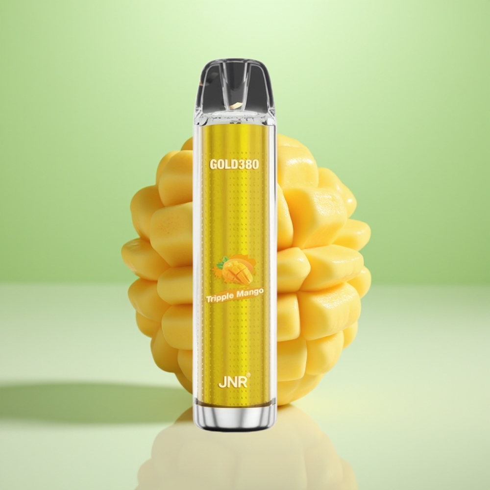 JNR Glod380 6000 Pufova Dispozabil Vape - Trostruki Mango, 1500mAh, 1.0ohm Mesh Coil