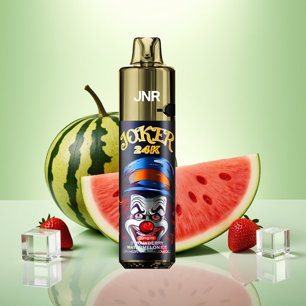 JNR Joker 24K Puffs Dispozabil Vape Jagoda Lubenica Led, 800mAh, 24000 Puffova, 2% nikotina
