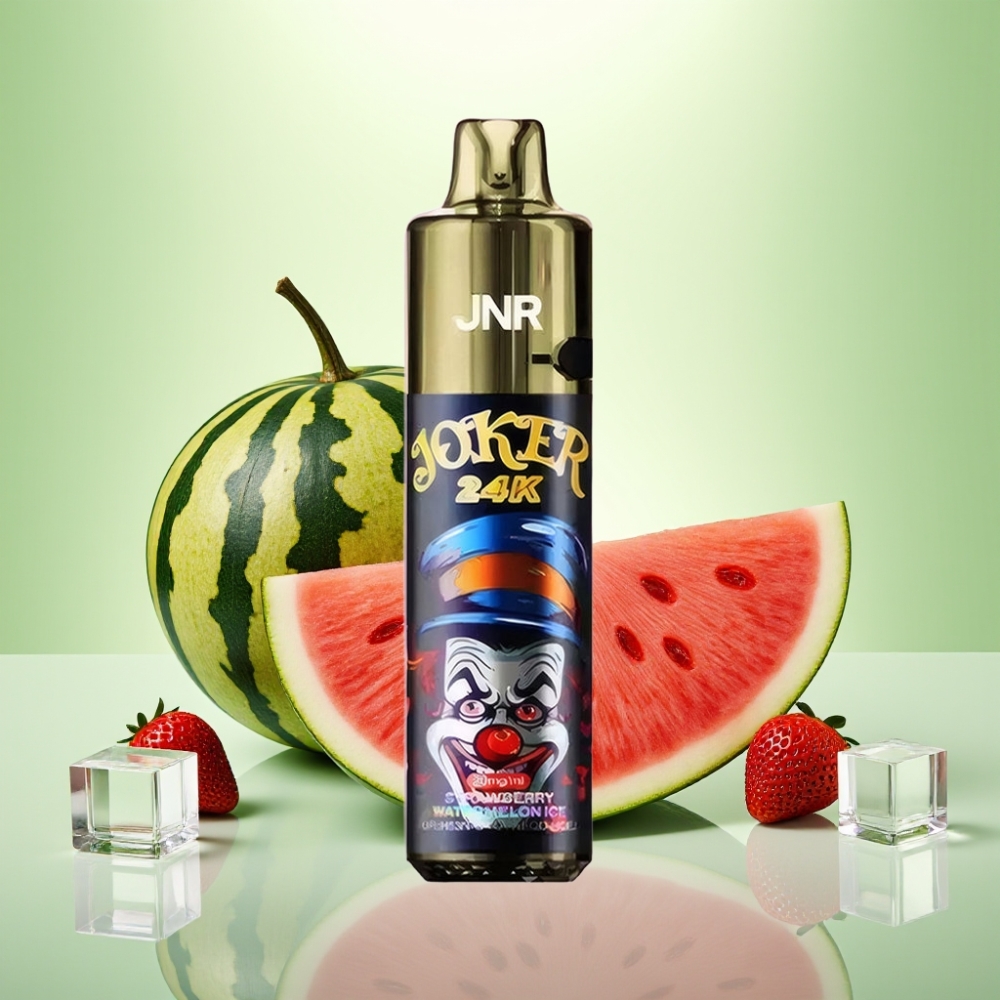 JNR Joker 24K Puffs Dispozabil Vape Jagoda Lubenica Led, 800mAh, 24000 Puffova, 2% nikotina