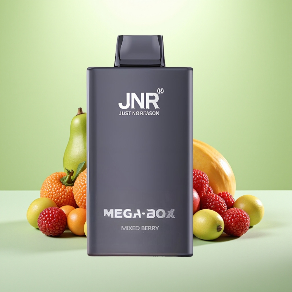 JNR Mega Box 25000 Puffs Dispozabil Vape - 30ml, Dual Mesh, Type-C, Mešano bobičasto voće