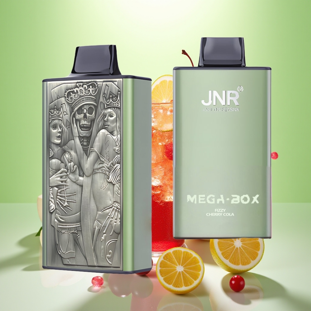 JNR Mega Box 25000 Puffs Dispozabil Vape Bubbly Cherry Cola – 25000 pufova, 30ml tečnost, 850mAh baterija