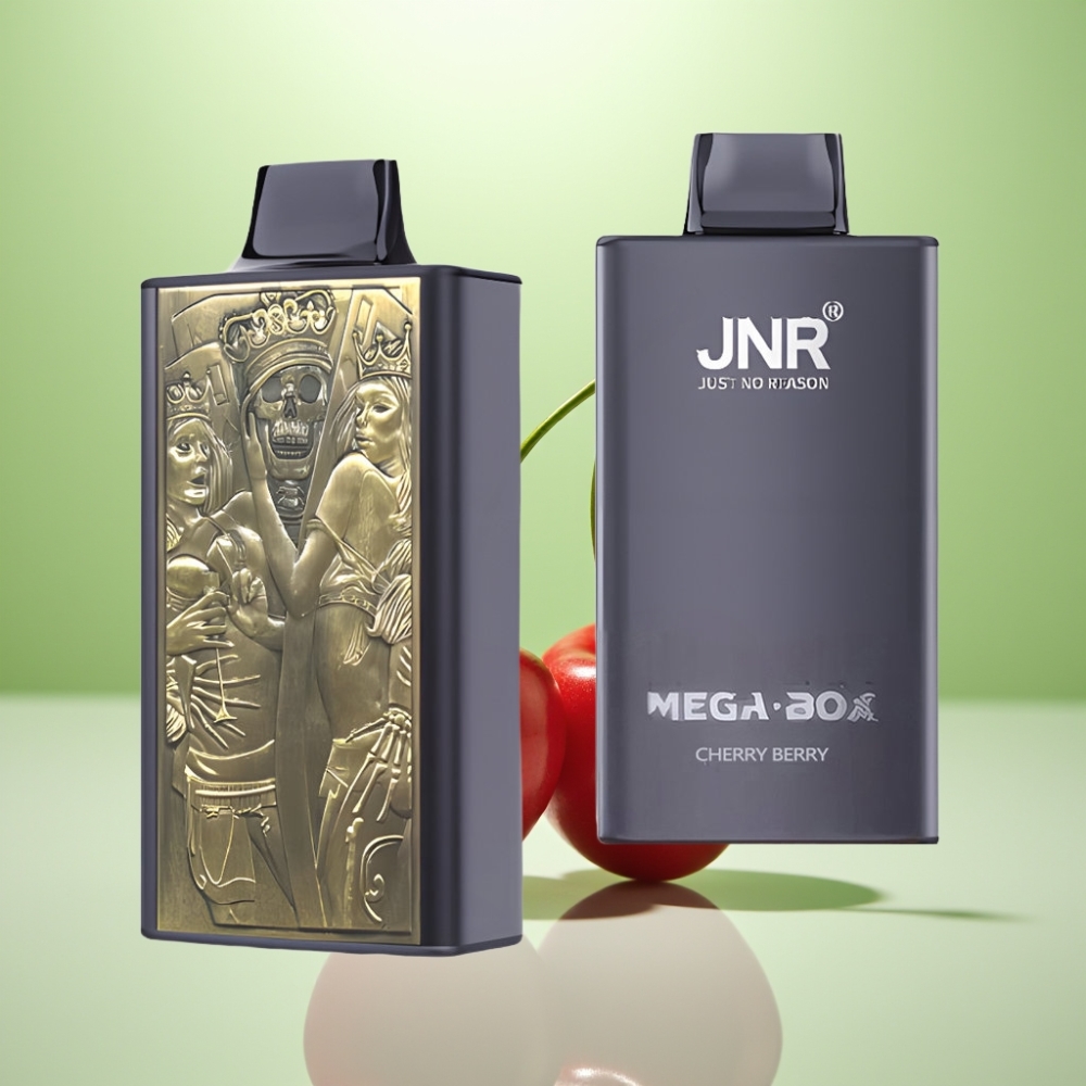 JNR Mega Box 25000 Puffs Dispozabil Vape Cherry Berry – 30ml, 850mAh, Dual Mesh Coil