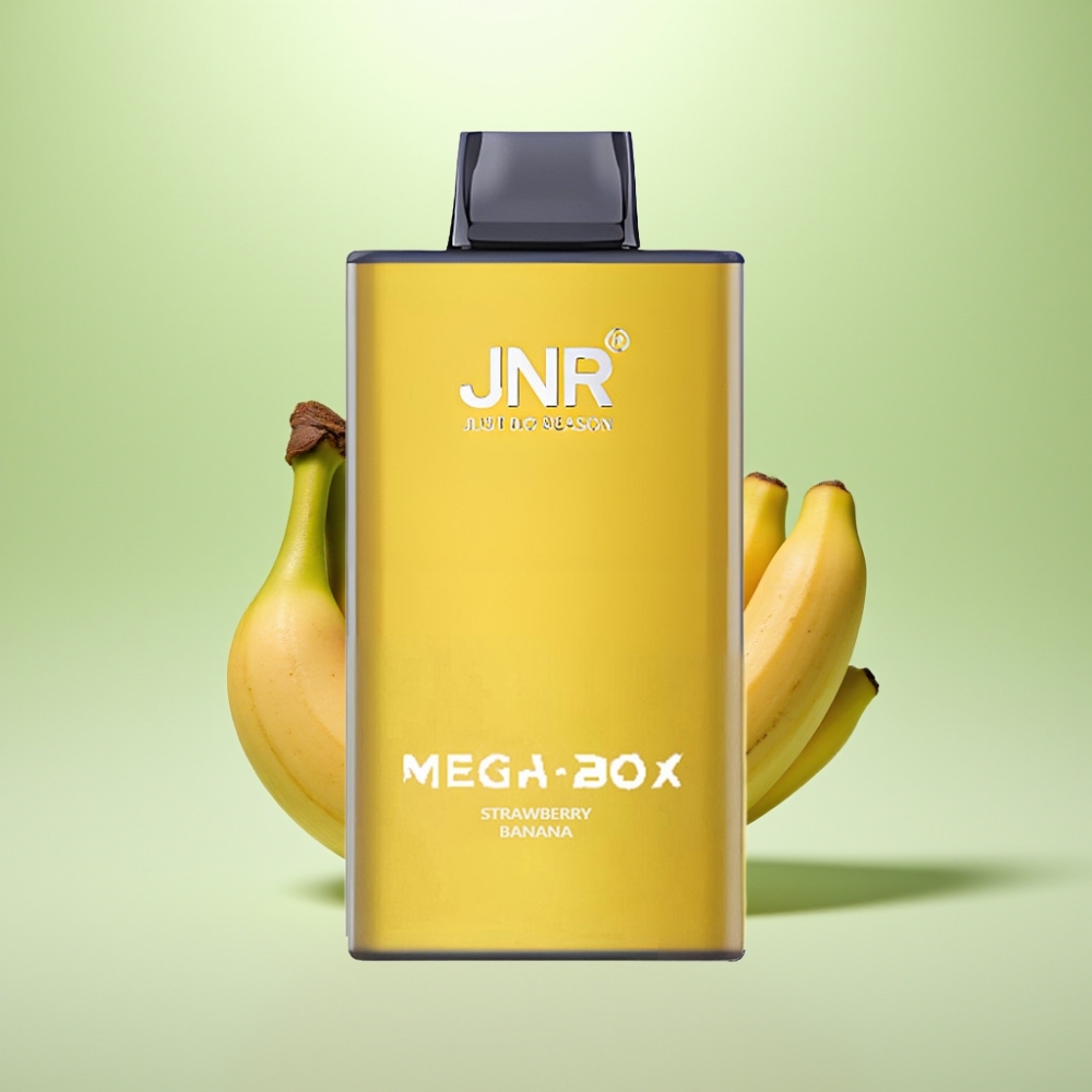 JNR Mega Box 25000 Puffs Dispozabil Vape Jagoda Banana – 30ml, 850mAh, Dual Mesh Coil