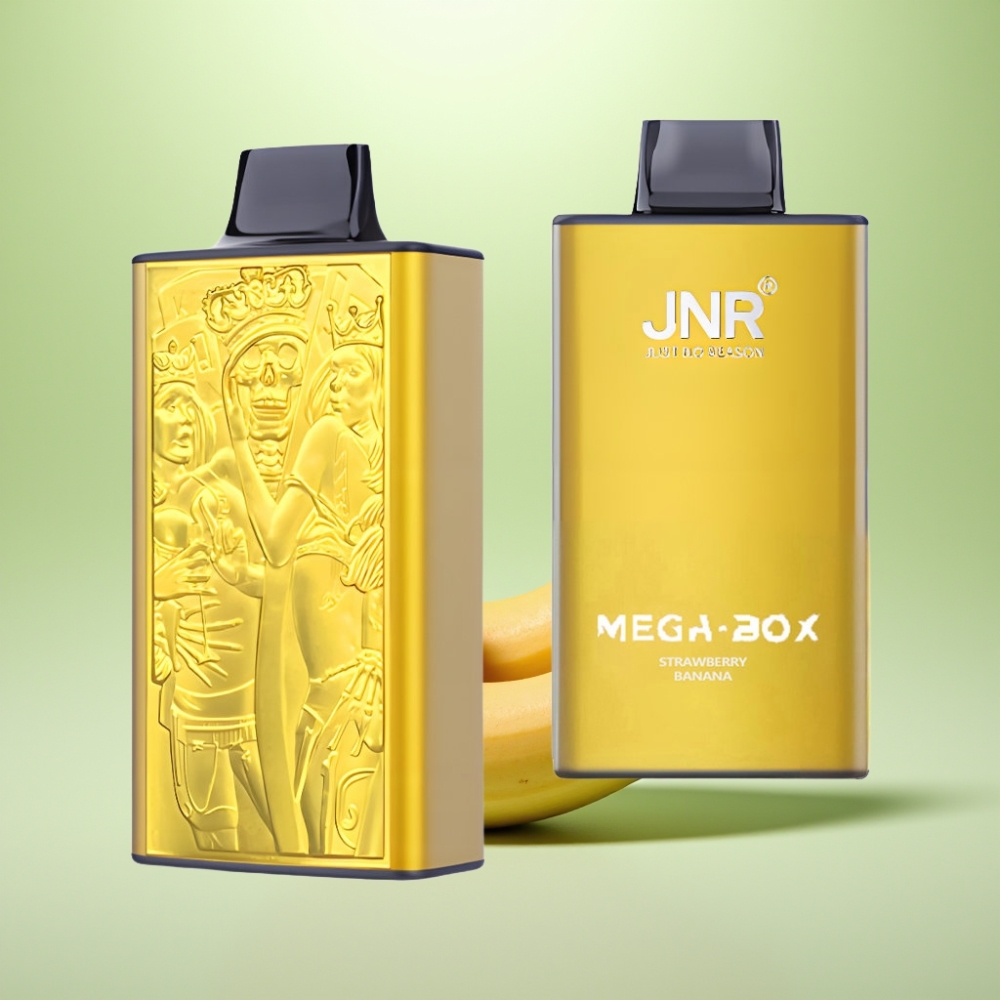 JNR Mega Box 25000 Puffs Dispozabil Vape Jagoda Banana – 30ml, 850mAh, Dual Mesh Coil
