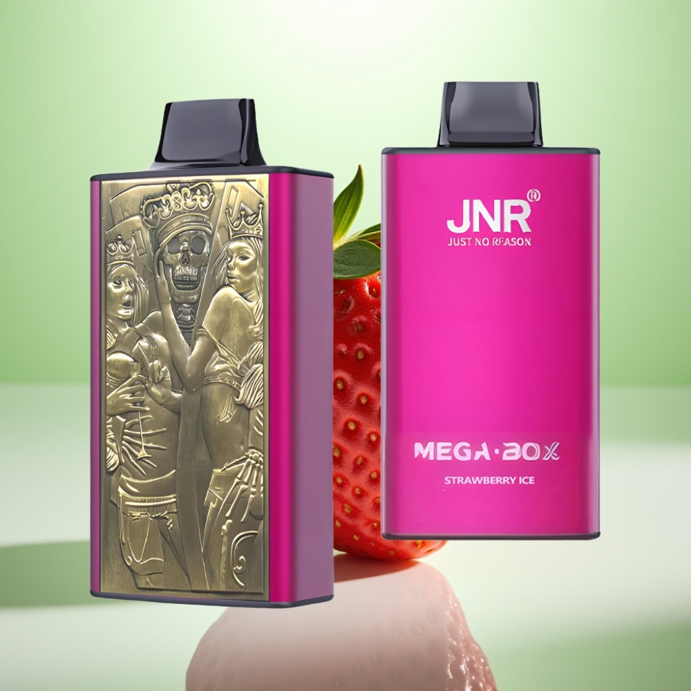 JNR Mega Box 25000 Puffs Dispozabil Vape Jagoda Led 25000 pufova, 30ml tečnost, 850mAh baterija