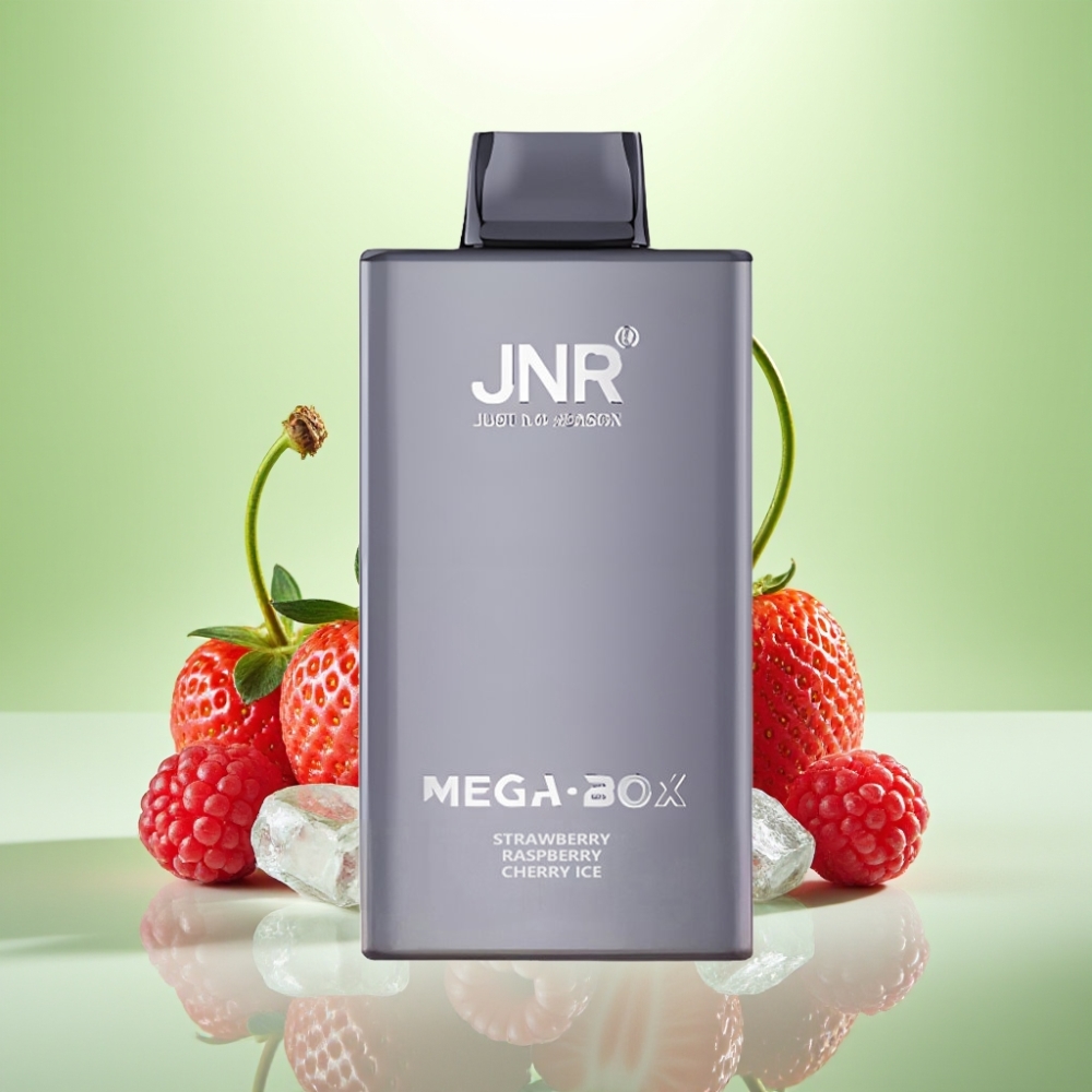 JNR Mega Box 25000 Puffs Dispozabil Vape Jagoda Malina Trešnja Led – 30ml, 850mAh, Dual Mesh Coil