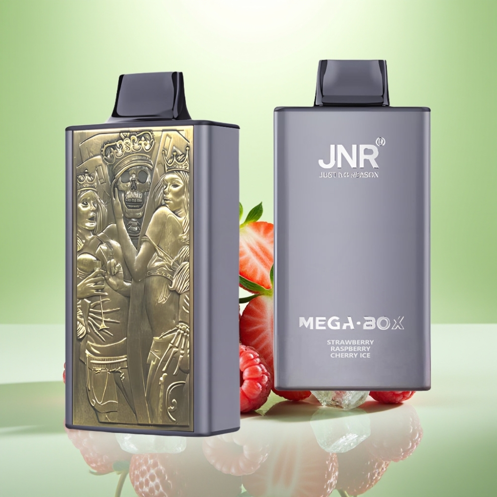 JNR Mega Box 25000 Puffs Dispozabil Vape Jagoda Malina Trešnja Led – 30ml, 850mAh, Dual Mesh Coil