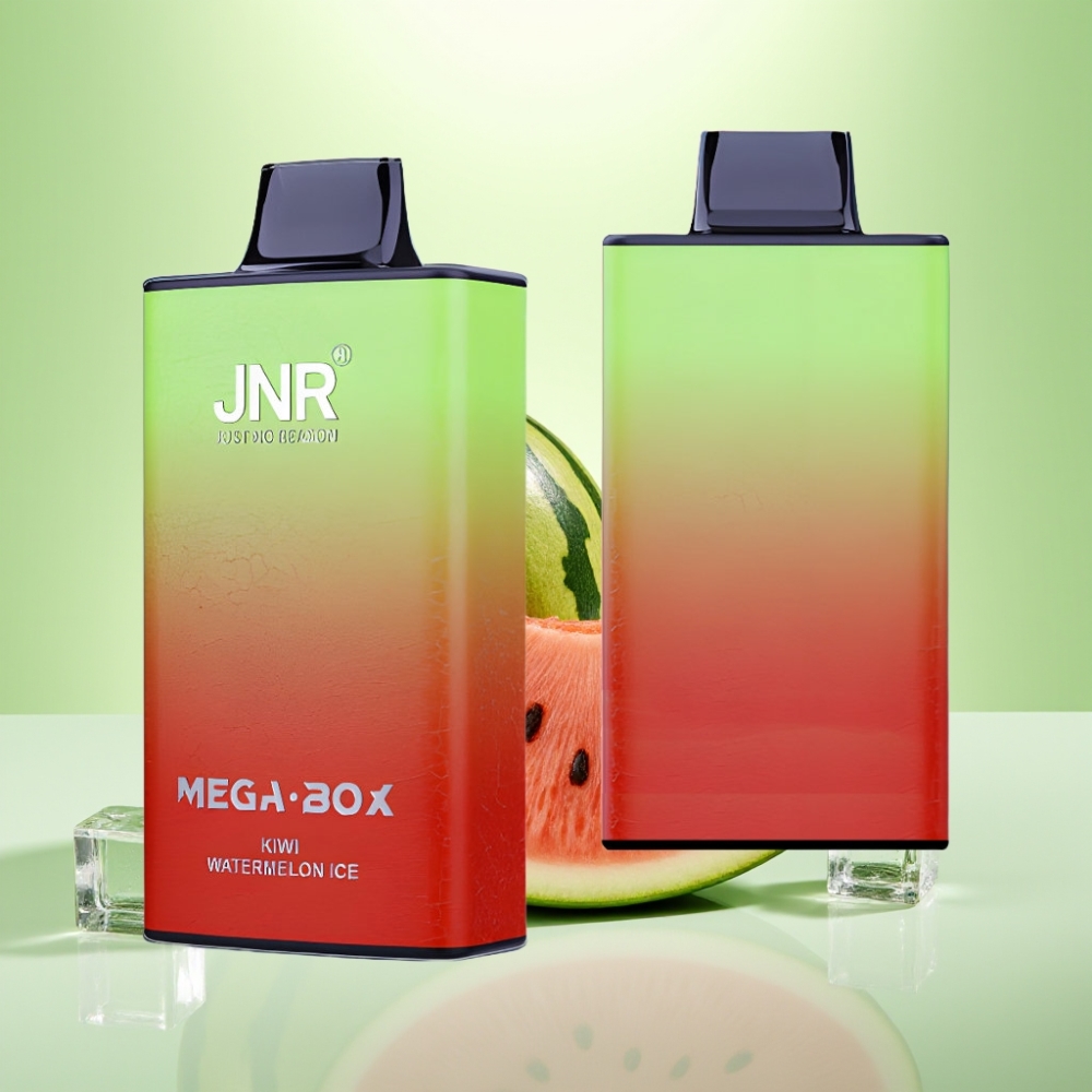 JNR Mega Box 25000 Puffs Dispozabil Vape Kivi Lubenica Led, 30ml, 850mAh, Dual Mesh Coil