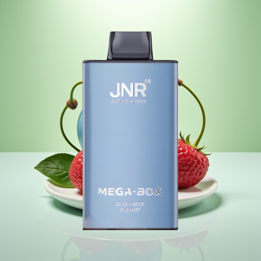 JNR Mega Box 25000 Puffs Dispozabil Vape Plava Malina Trešnja – 30ml, 850mAh, Dual Mesh Coil