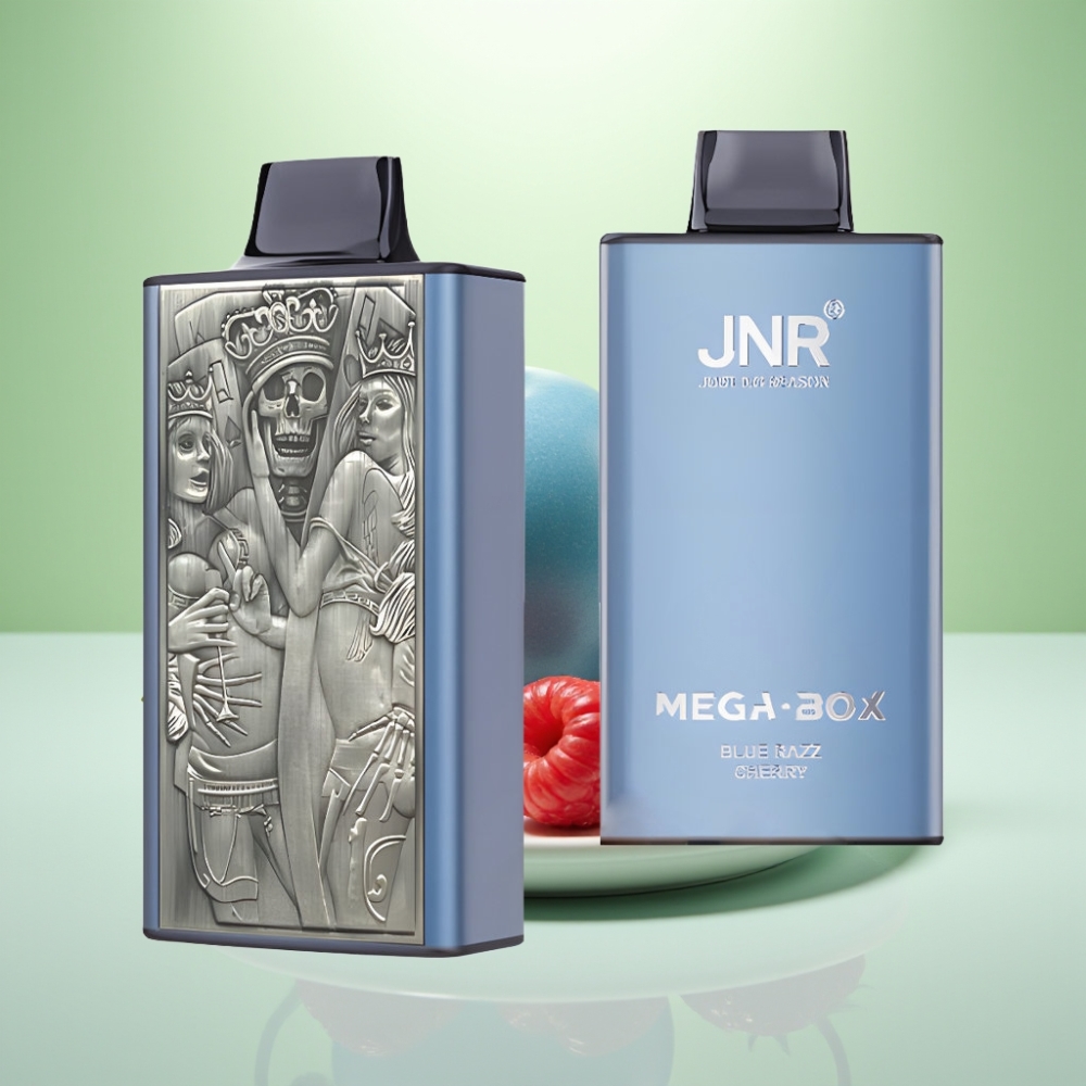 JNR Mega Box 25000 Puffs Dispozabil Vape Plava Malina Trešnja – 30ml, 850mAh, Dual Mesh Coil