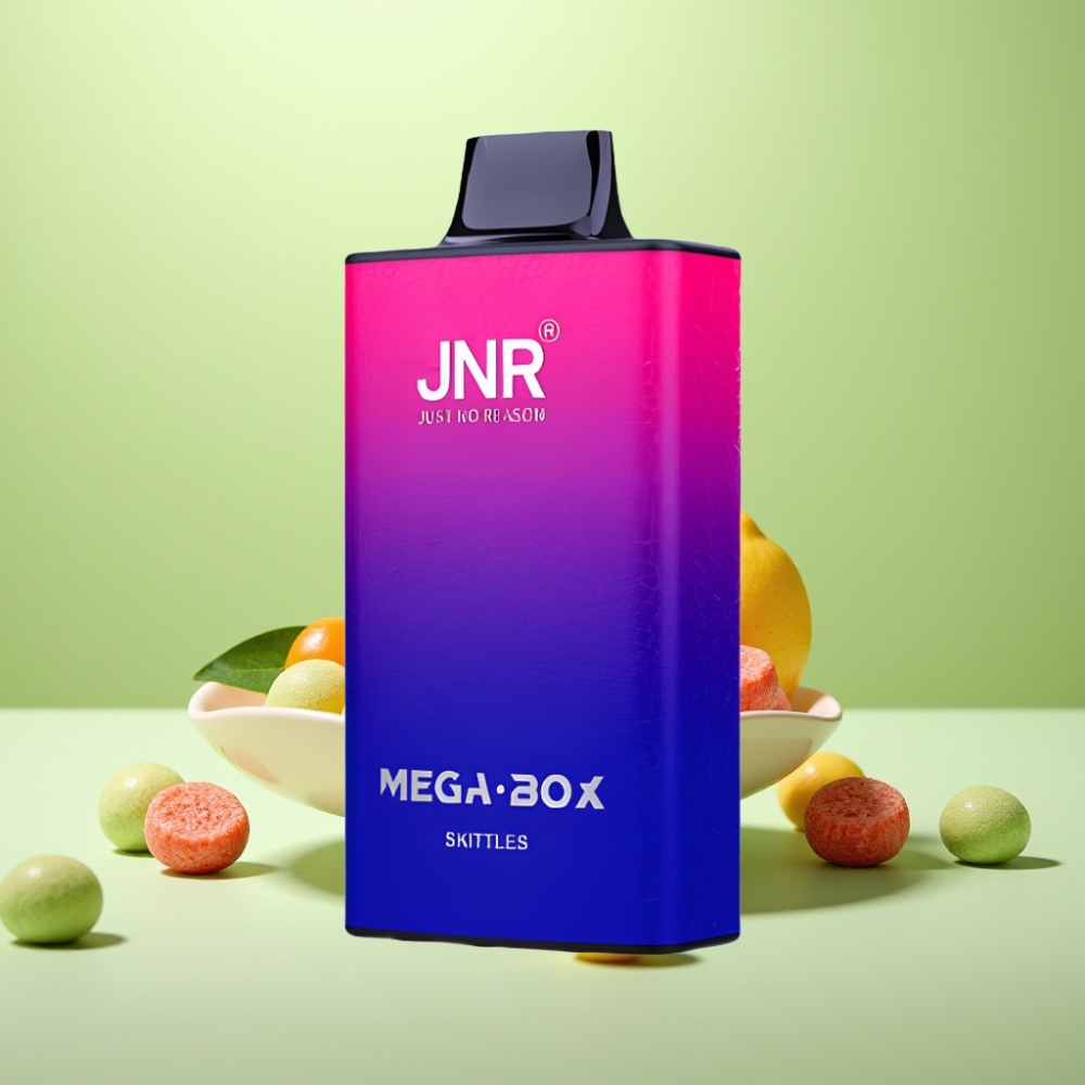 JNR Mega Box 25000 Puffs Dispozabil Vape Skittles – 30ml, 850mAh, Dual Mesh Coil