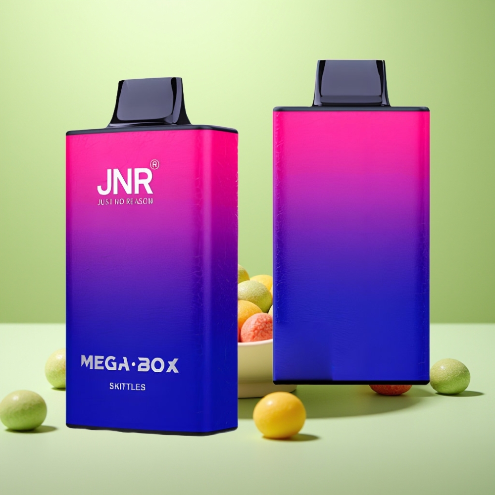 JNR Mega Box 25000 Puffs Dispozabil Vape Skittles – 30ml, 850mAh, Dual Mesh Coil