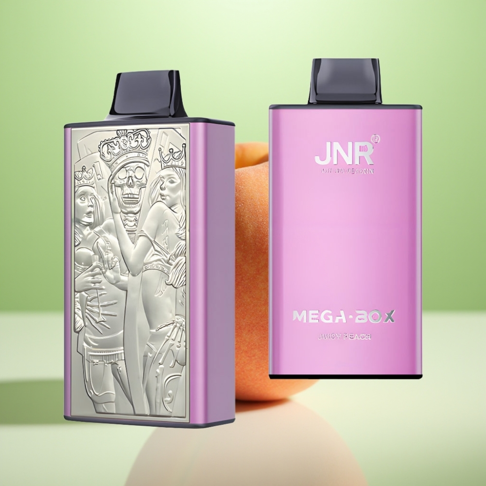 JNR Mega Box 25000 Puffs Dispozabil Vape Sočna Breskva – 30ml, 850mAh, Dual Mesh Coil