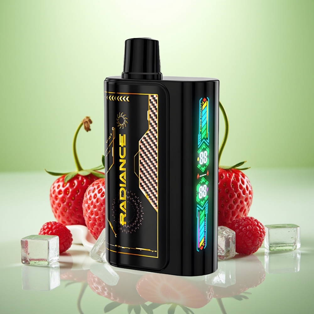 JNR Radiance 31000 Puffs Dispozabil Vape JAGODA MALINA TREŠNJA LED – 28ml, Dual Mesh Coil, 950mAh baterija