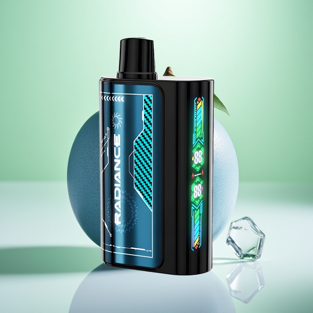 JNR Radiance 31000 Puffs Dispozabil Vape PLAVA MALINA LED – 28ml, Dual Mesh, 950mAh