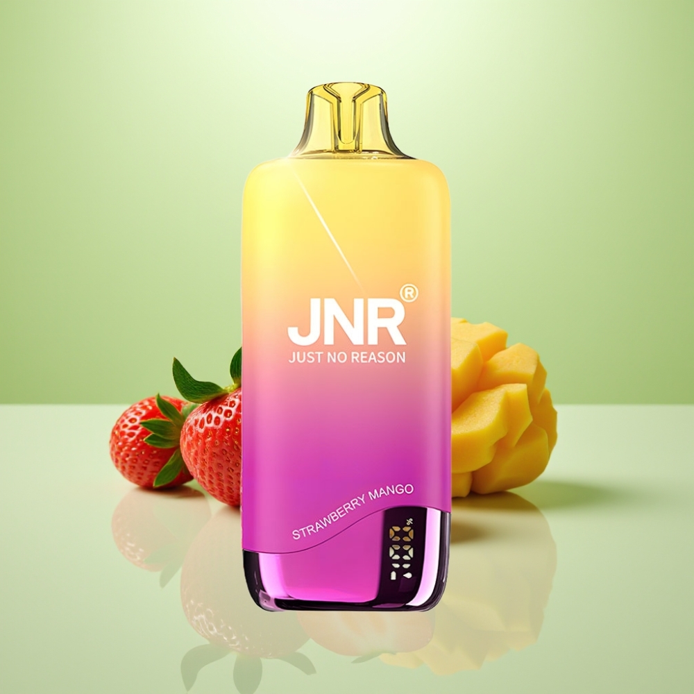 JNR Rainbow 10500 Pufova Dispozabil Vape Jagoda Mango – 10500 Pufova, 18ml, 0.8ohm Mesh Coil