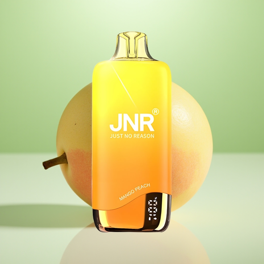 JNR Rainbow 10500 Pufova Dispozabil Vape – Mango Breskva, 10500 Pufova, 18ml, 0.8ohm Mrežasti Kalem