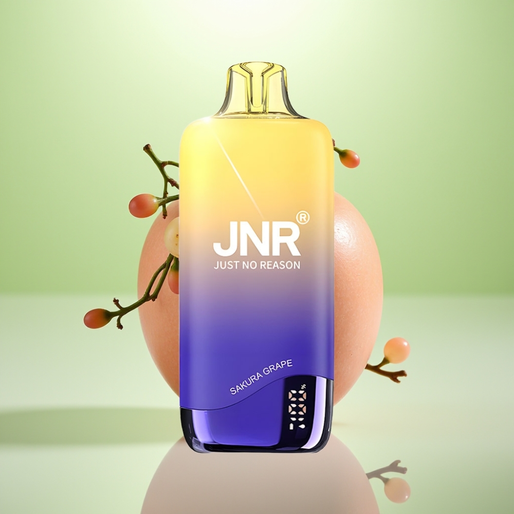 JNR Rainbow 10500 Pufova Dispozabil Vape Sakura Grožđe – 10500 Pufova, 18ml, USB Type-C
