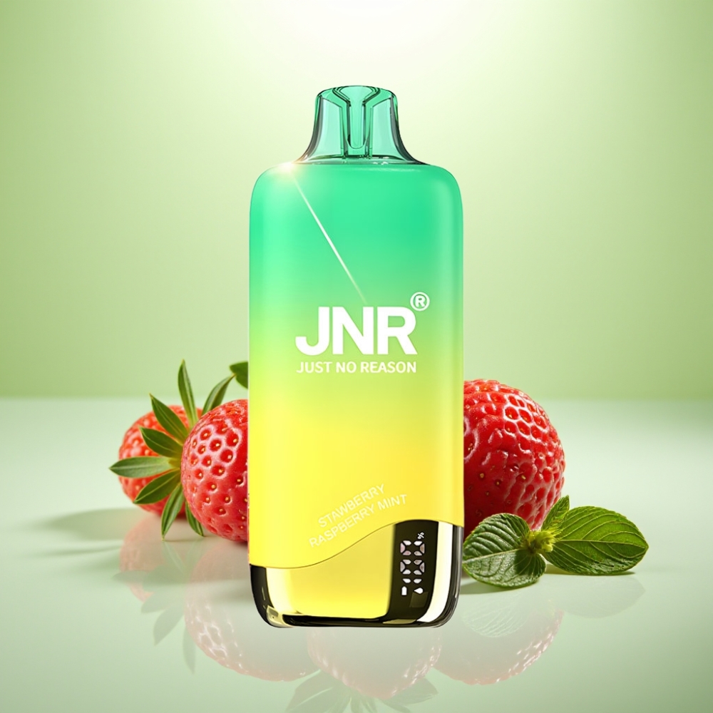 JNR Rainbow 10500 Pufova Dispozabilna Vape Jagoda Malina Menta - 10500 Pufova, 18ml, 600mAh