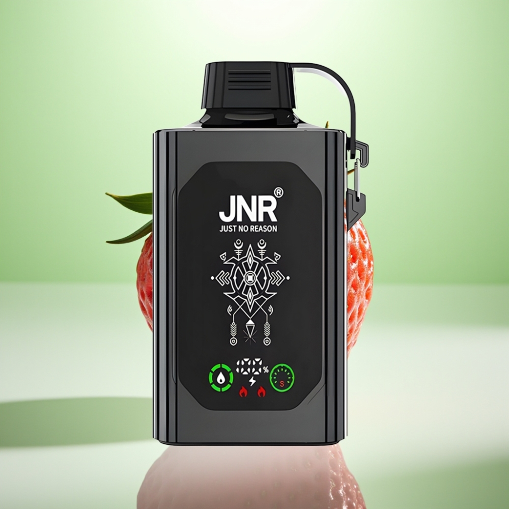 JNR Shisha Hookah Box 20500 Puffs Dispozabil Vape Jagoda Led – HD Display, 1000mAh, Type-C