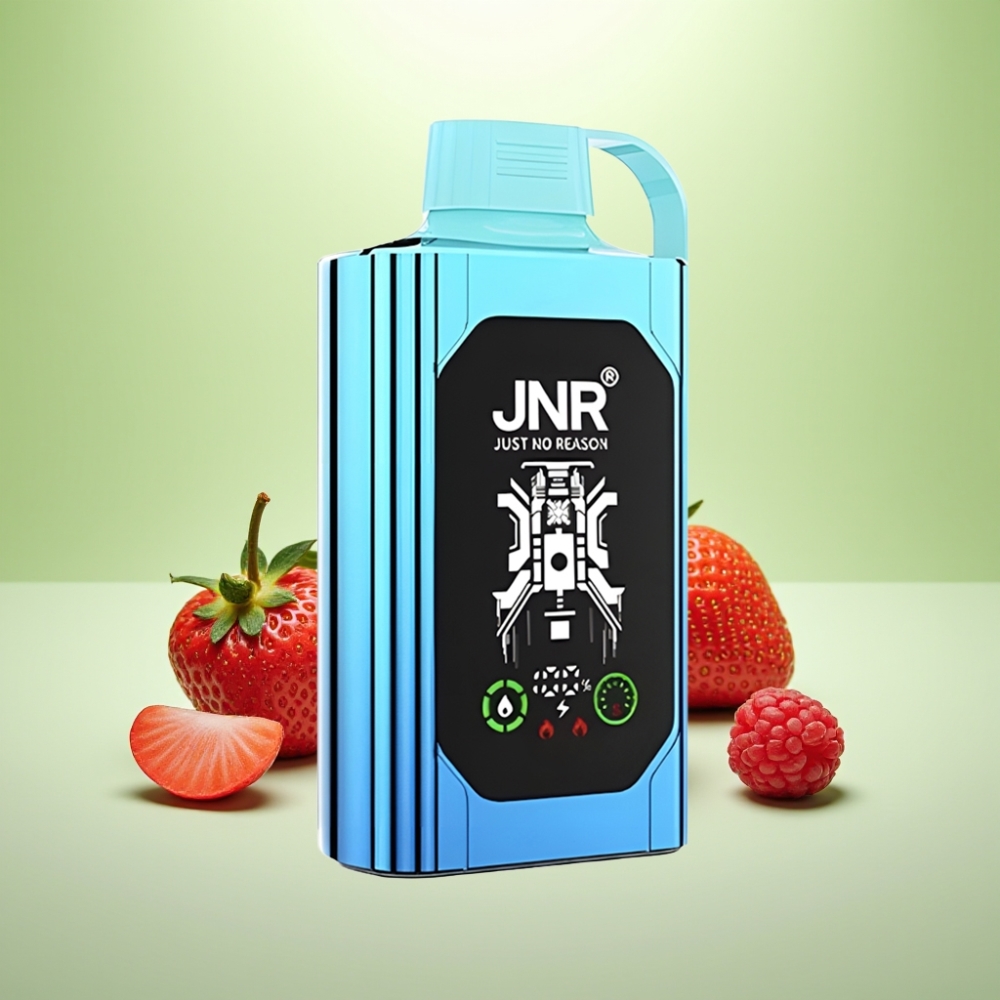 JNR Shisha Hookah Box 20500 Puffs Dispozabil Vape Jagoda Malina Bombonica – HD Display, 20500 Pufova, 25ml, Dual Mesh Coil
