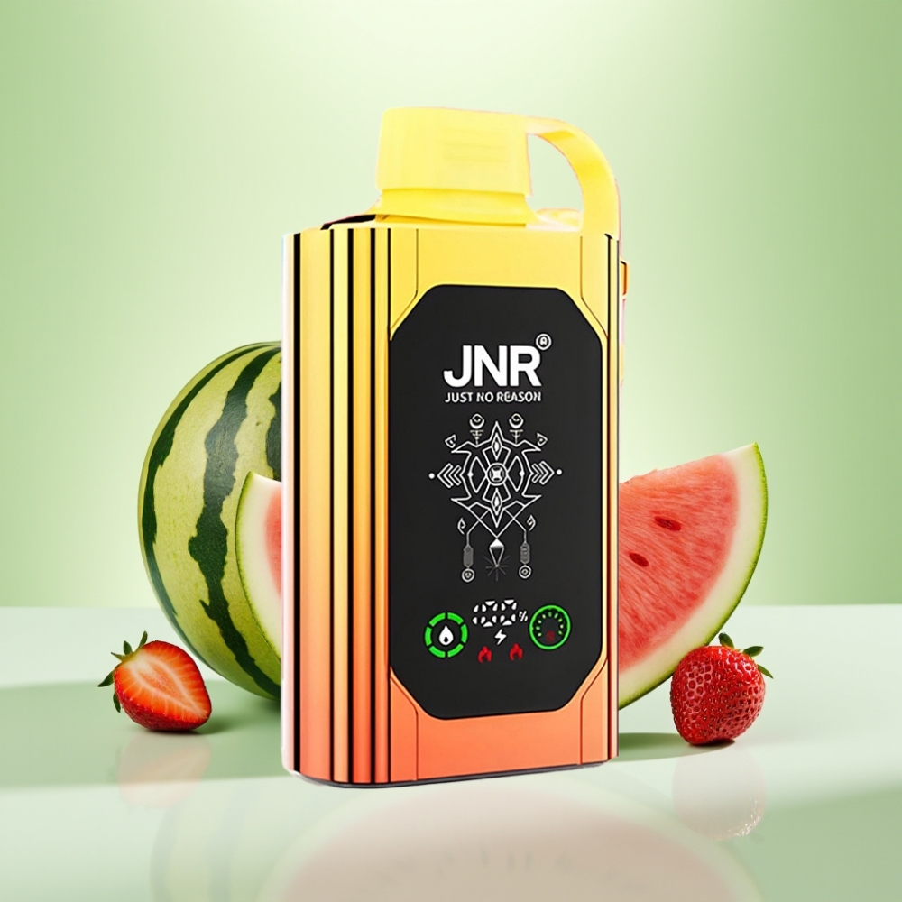 JNR Shisha Hookah Box 20500 Puffs Dispozabil Vape Lubenica Jagoda Bubblegum – HD Display, 1000mAh, Type-C
