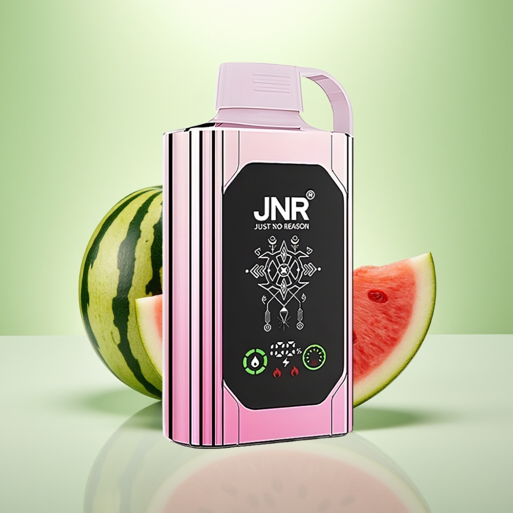 JNR Shisha Hookah Box 20500 Puffs Dispozabil Vape Trešnja Lubenica Led – HD Display, 20500 Puffs, 1000mAh, Type-C