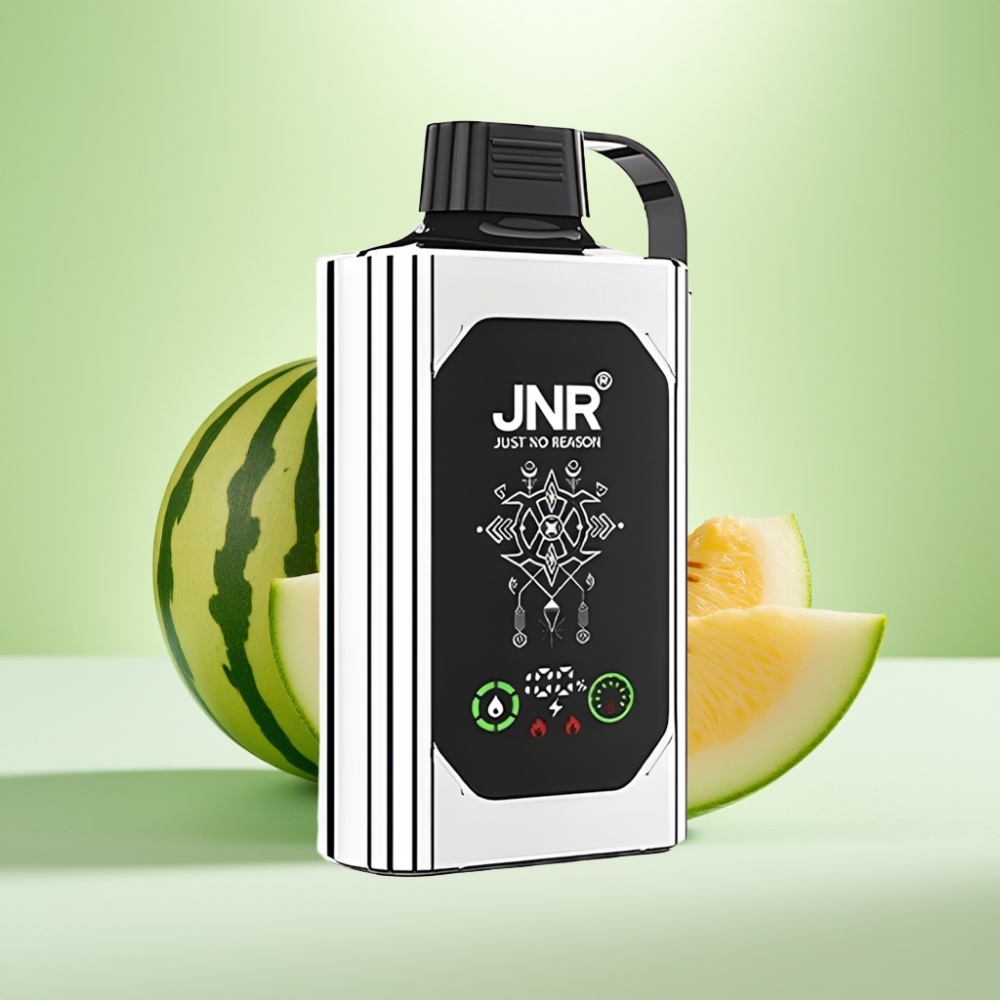 JNR Shisha Hookah Box 20500 Puffs Dispozabilna Vape Dve Dinje Metina – HD Display, 1000mAh, Type-C Punjenje