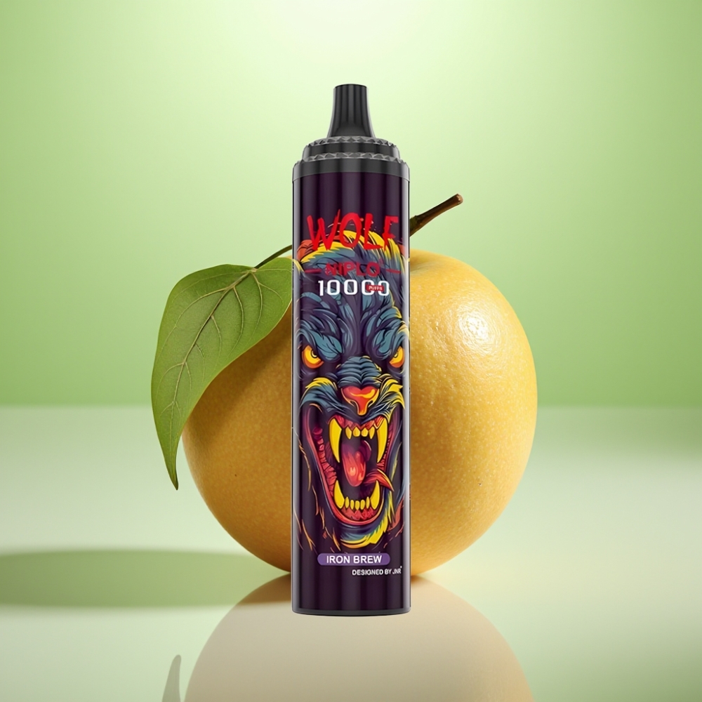 JNR Wolf Niplo 10000 Puffs Dispozabil Vape Iron Brew – 20ml, 650mAh, Type-C, 1.0 Ohm
