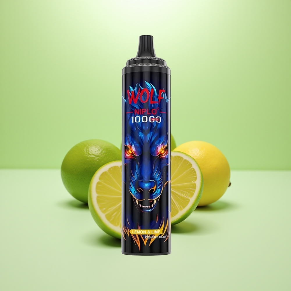 JNR Wolf Niplo 10000 Puffs Dispozabil Vape Limun & Lime, 20ml, 5%, Type-C