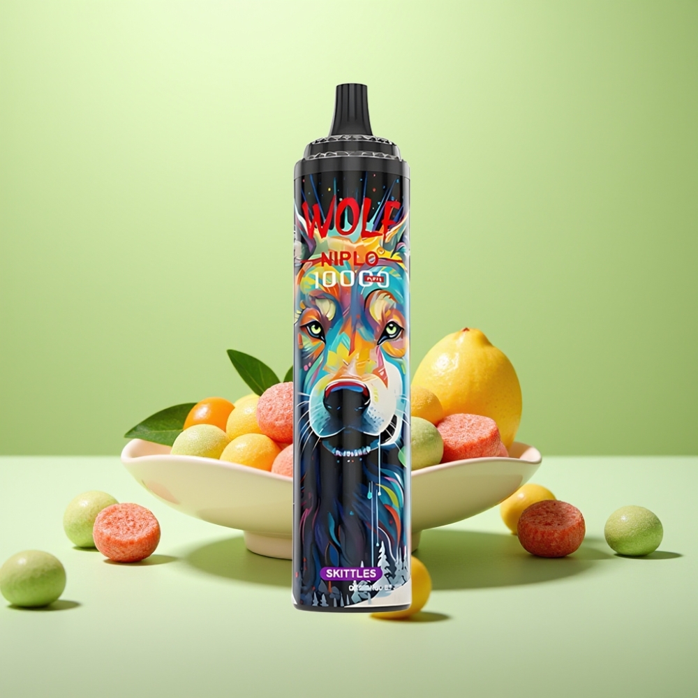 JNR Wolf Niplo 10000 Puffs Dispozabil Vape Skittles – 20ml, 650mAh, Type-C
