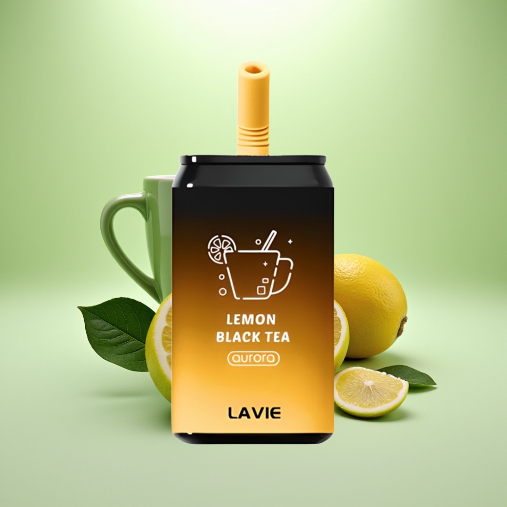 LAVIE Aurora 11000 Puffs Dispozabil Vape Limun Crni Čaj – 22ML, 650mAh, Type C