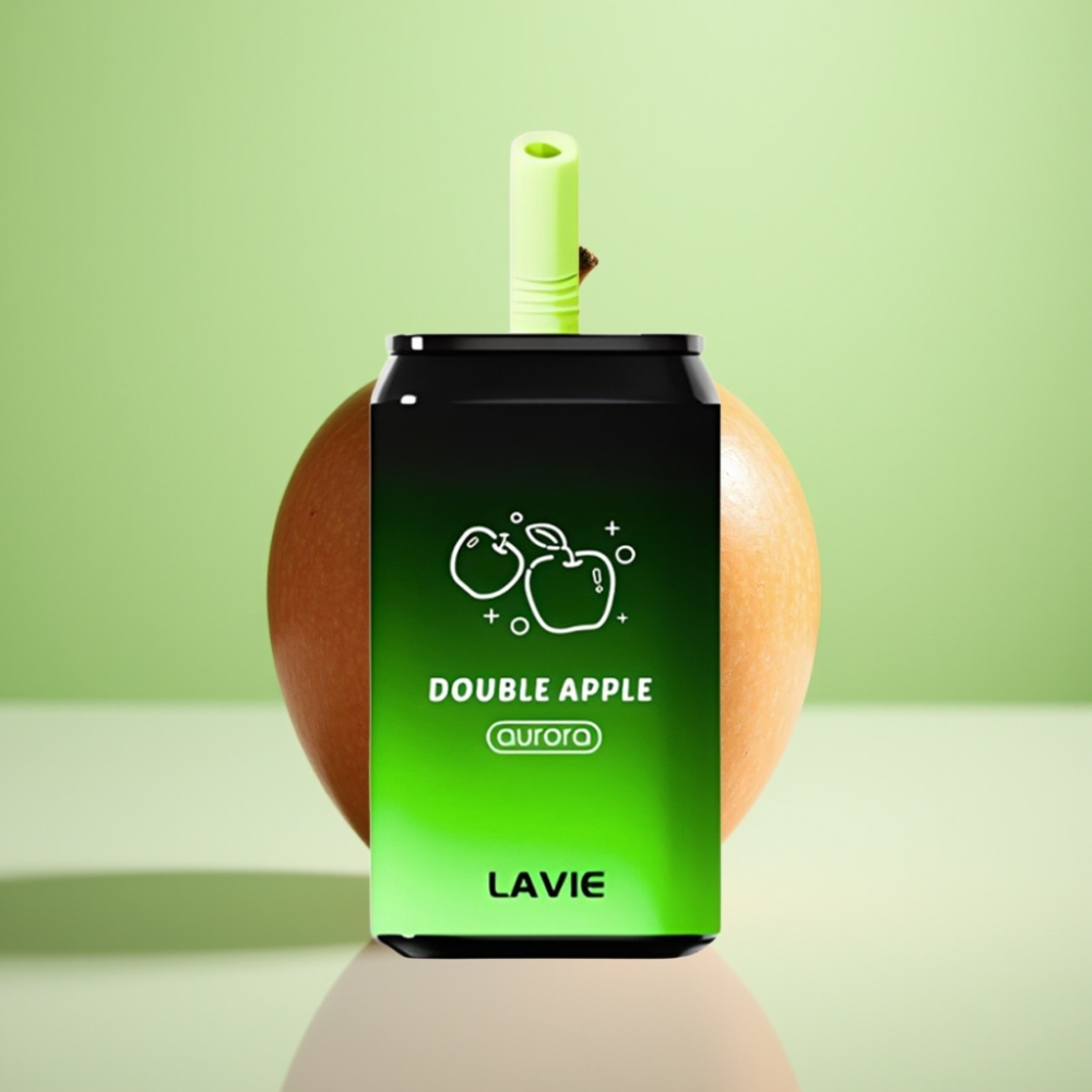 LAVIE Aurora 11000 Puffs Dvostruka Jabuka – 0%, 2%, 5% nikotina, 22ML, 650mAh, Type C