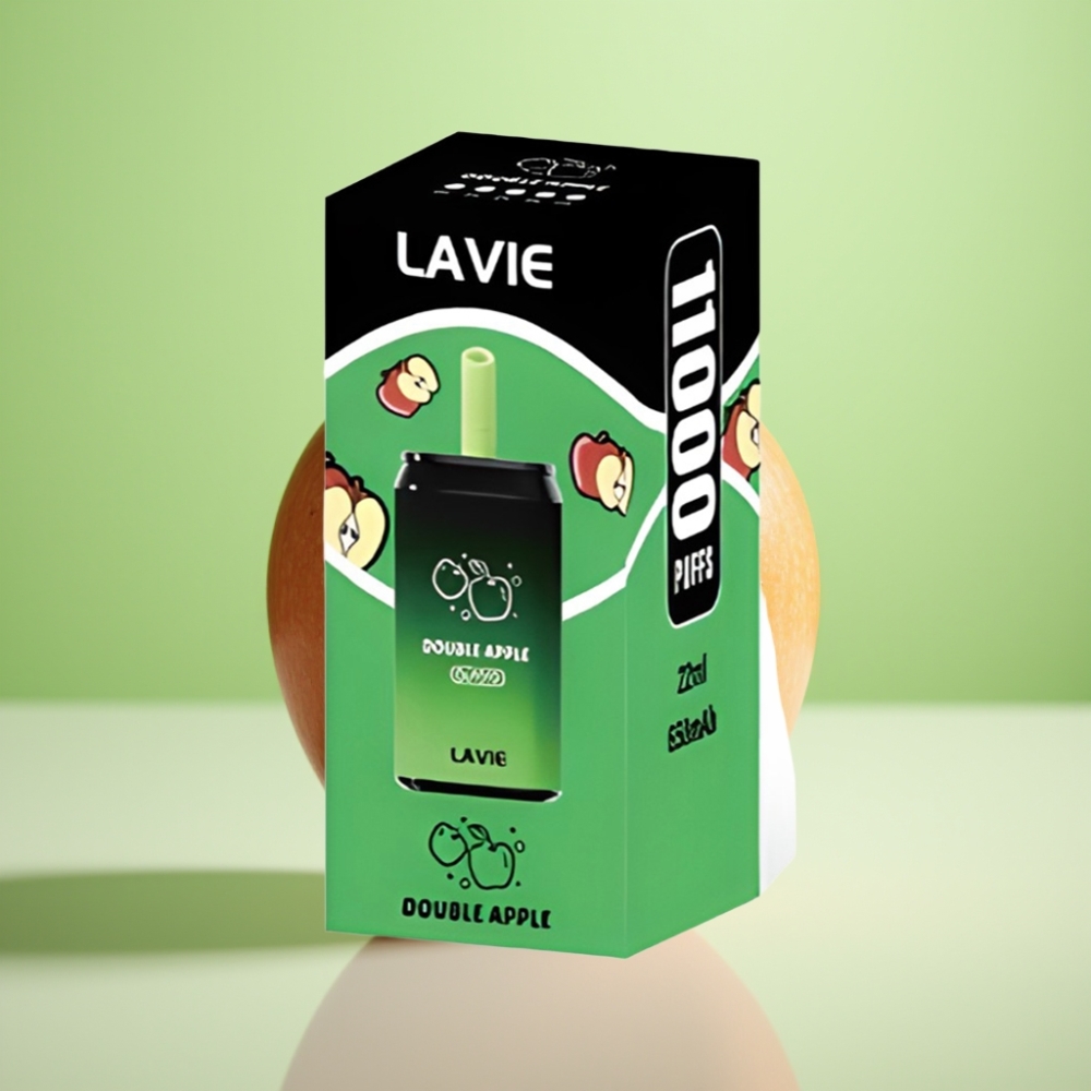 LAVIE Aurora 11000 Puffs Dvostruka Jabuka – 0%, 2%, 5% nikotina, 22ML, 650mAh, Type C