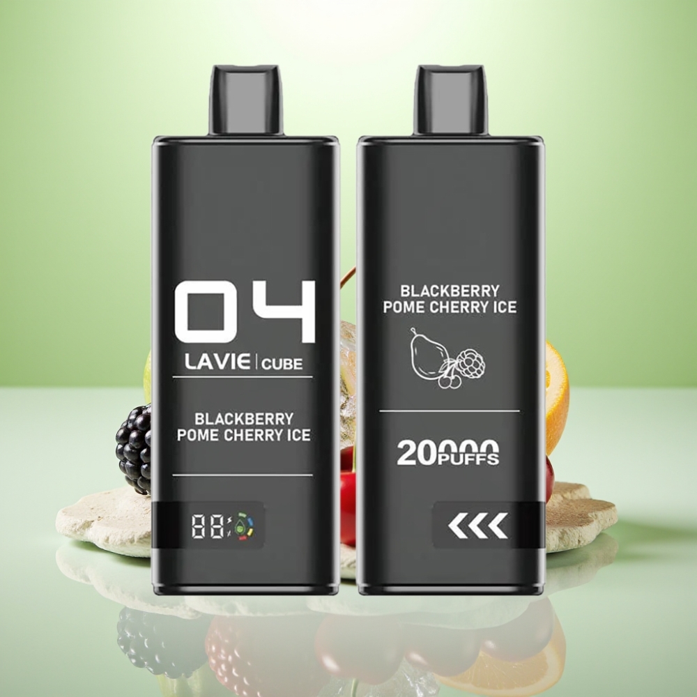 Lavie Cube 20000 Puffs Dispozabil Vape Брбоница Помегренаш Лед - 28ml, 5% никотин, Type C