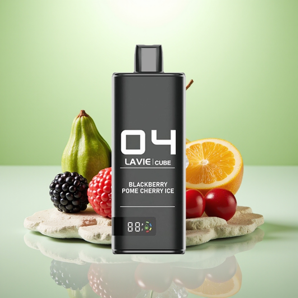 Lavie Cube 20000 Puffs Dispozabil Vape Брбоница Помегренаш Лед - 28ml, 5% никотин, Type C