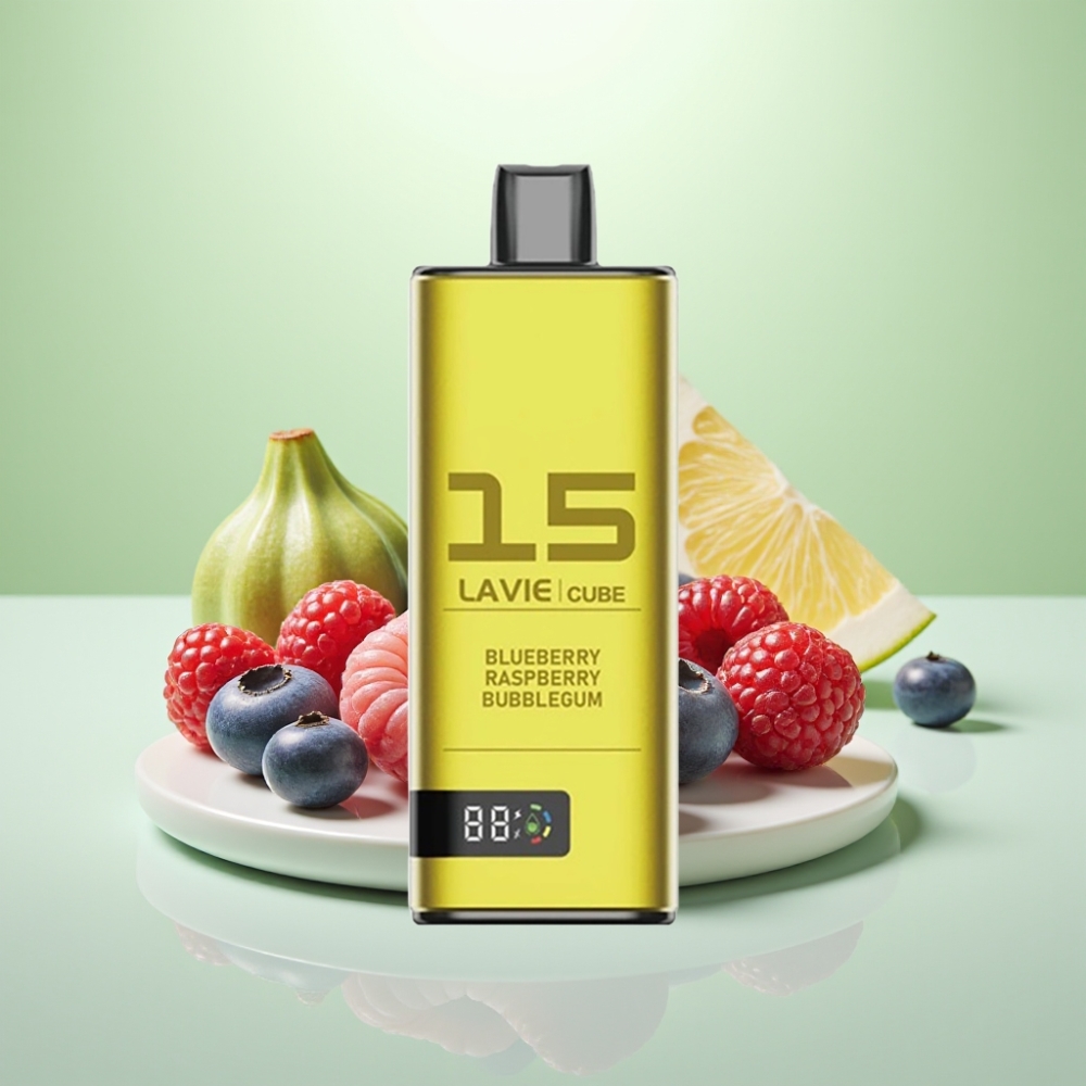 Lavie Cube 20000 Puffs Dispozabil Vape Borovnica Malina Žvakaća guma – 28ML, 5% nikotina, Type C punjenje