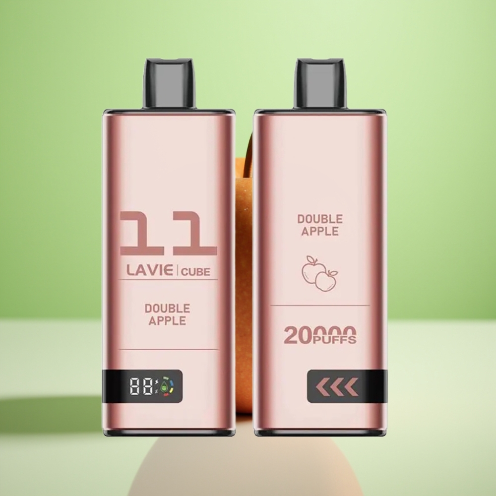 Lavie Cube 20000 Puffs Dispozabil Vape Dupla Jabuka, 28ML, 5% nikotina, Type C punjenje