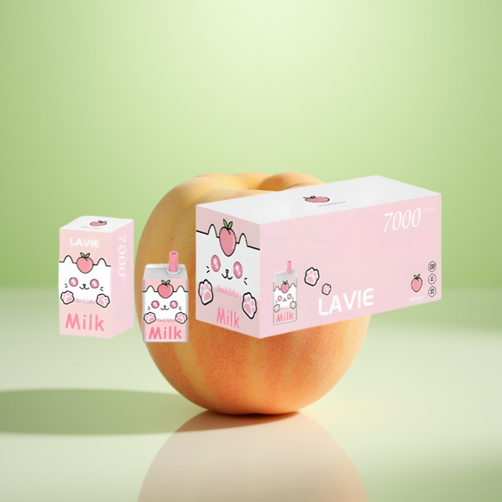 LAVIE Milk 7000 Puffs - Breskva sok, 16ML, 5% nikotina, 600mAh