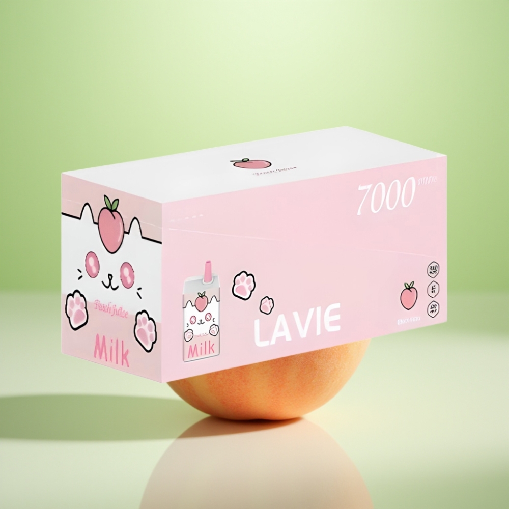 LAVIE Milk 7000 Puffs - Breskva sok, 16ML, 5% nikotina, 600mAh