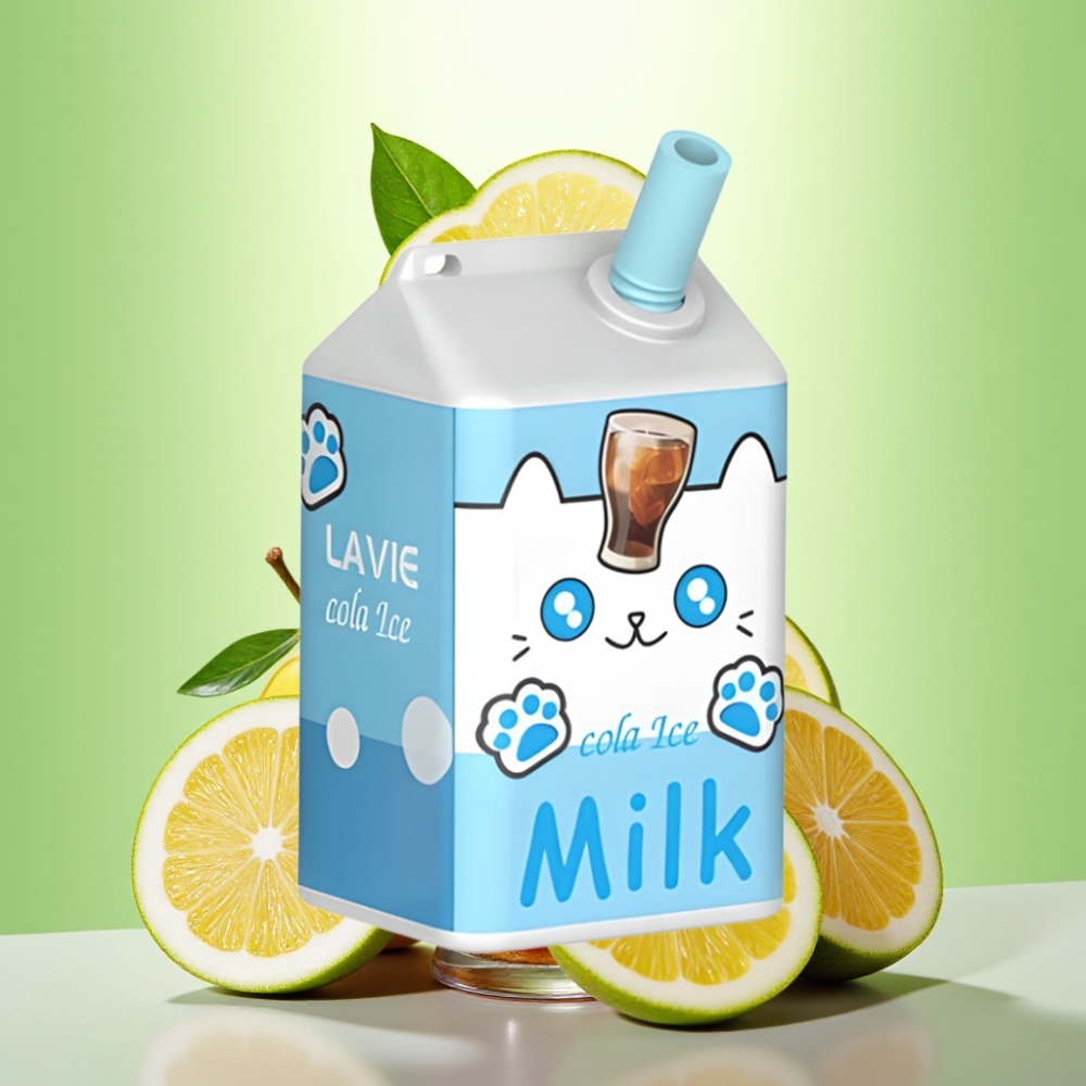 LAVIE Milk 7000 Puffs Dispozabil Vape Cola Ice – 16ML, 600mAh, 7000 Pufova, Tip C