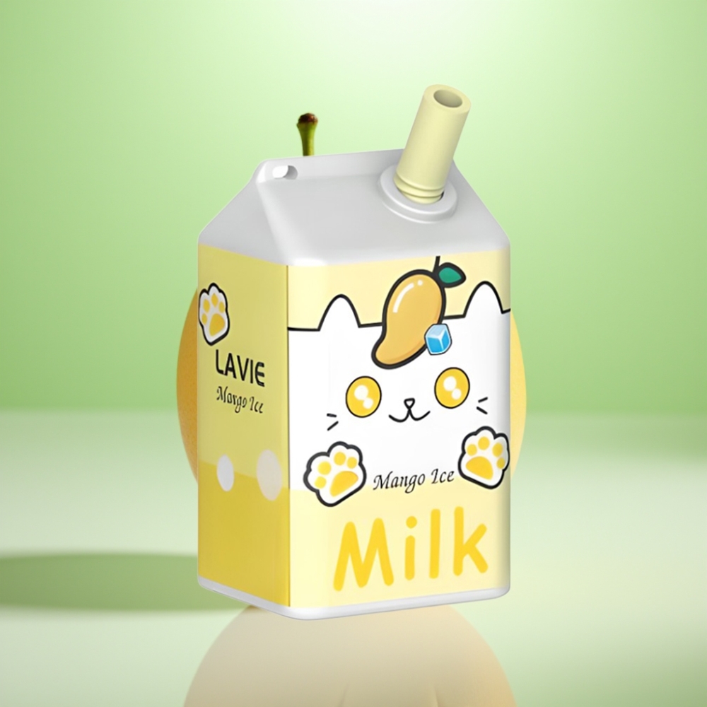 LAVIE Milk 7000 Puffs Dispozabil Vape Mango Led, 16ML, 600mAh, 7000 Pufova