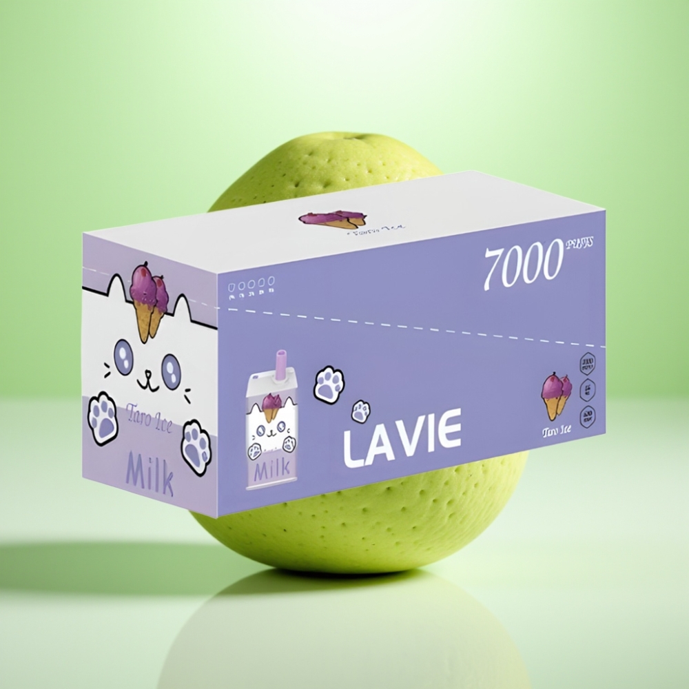 LAVIE Milk 7000 Puffs Dispozabil Vape Taro Ice – 16ML, 600mAh, Type C
