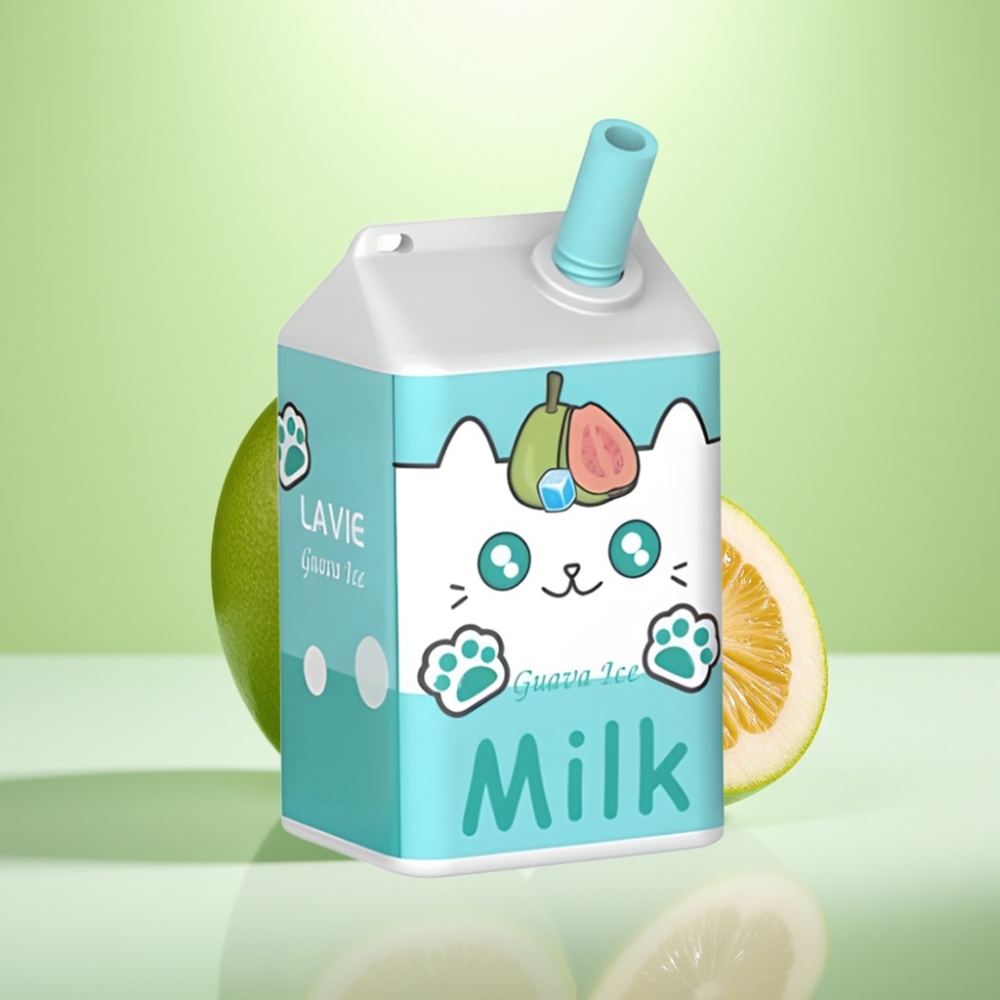 LAVIE Milk 7000 Puffs Guava Ice – 16ML, 5% nikotina, 600mAh, Type C