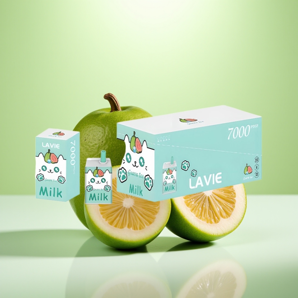 LAVIE Milk 7000 Puffs Guava Ice – 16ML, 5% nikotina, 600mAh, Type C