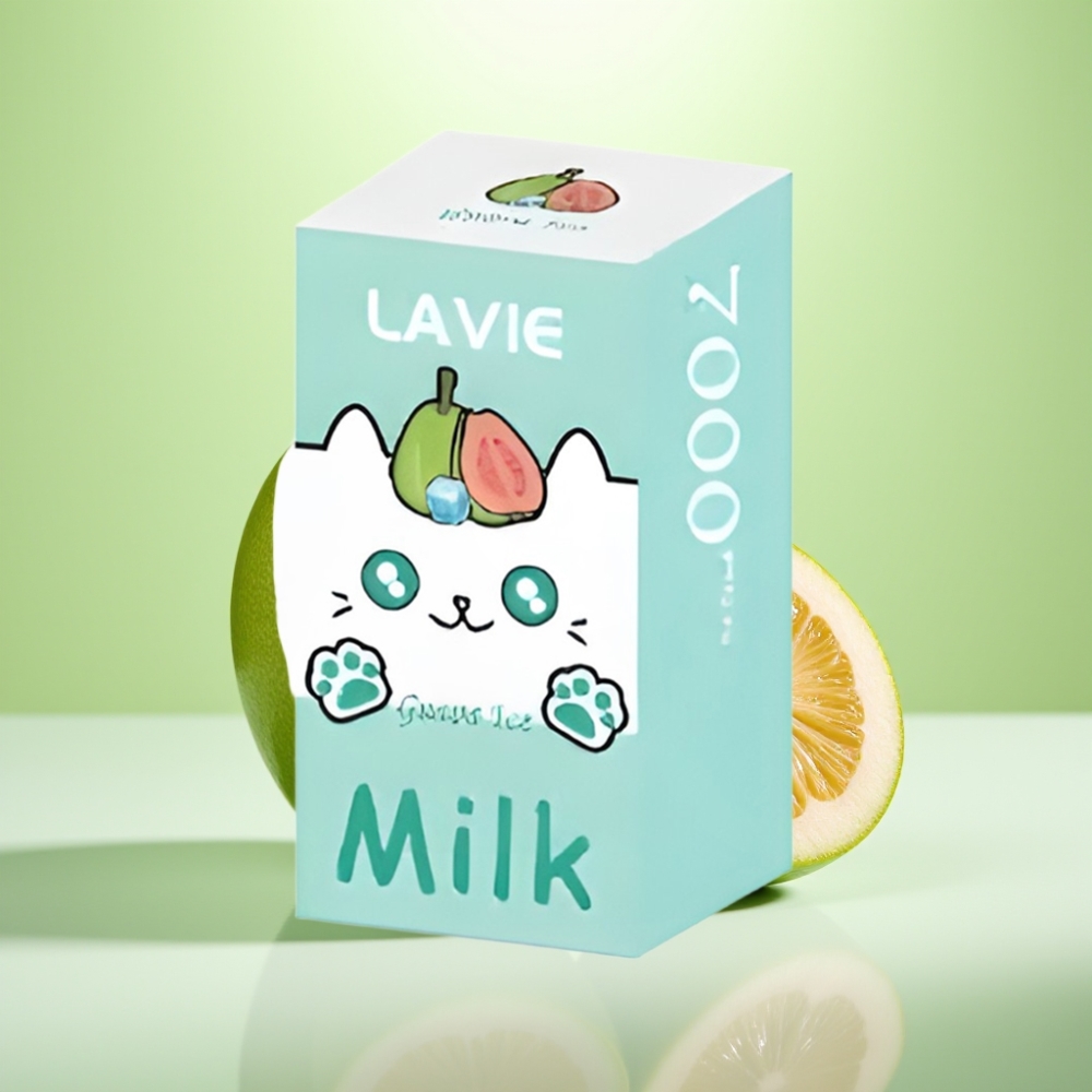 LAVIE Milk 7000 Puffs Guava Ice – 16ML, 5% nikotina, 600mAh, Type C