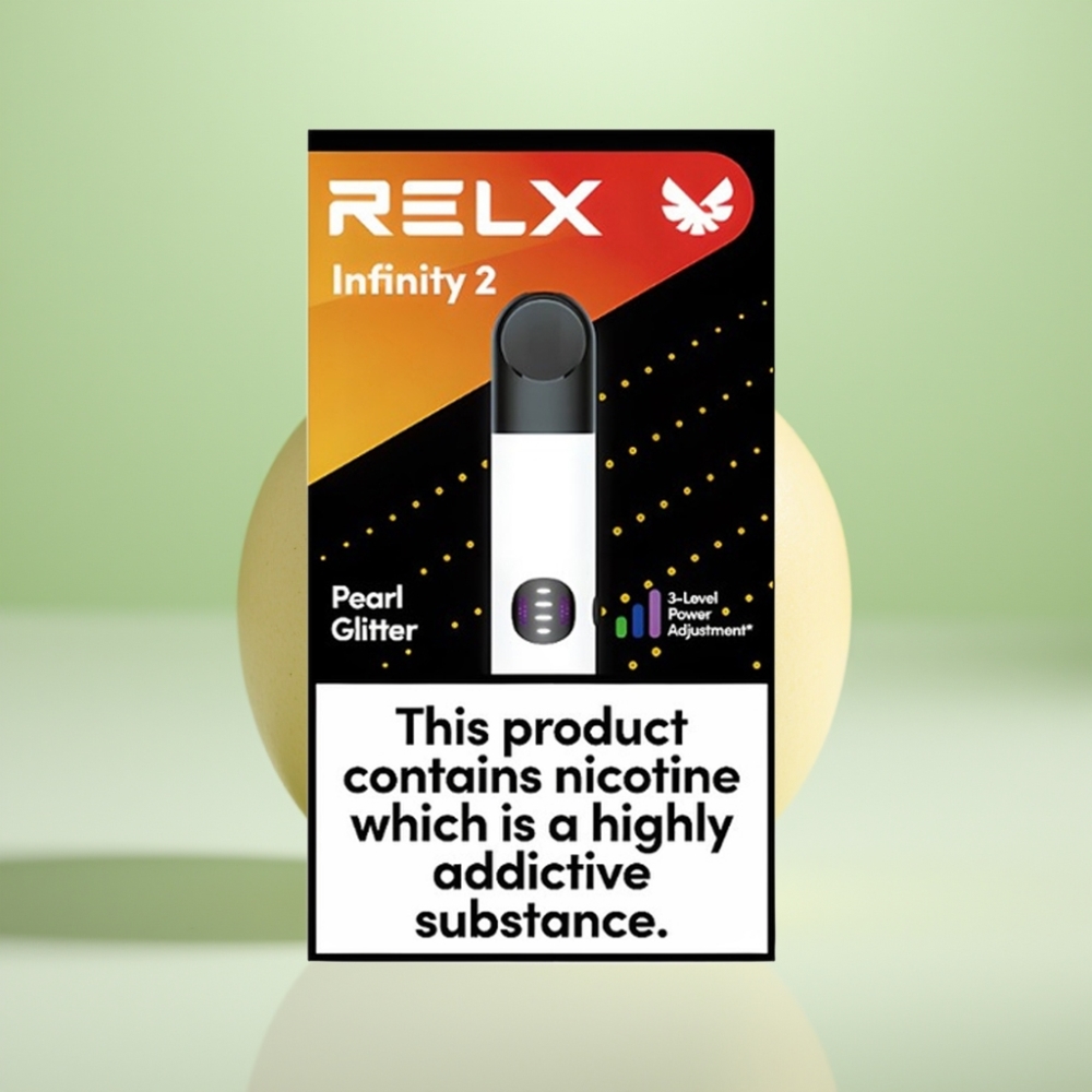 RELX Infinity 2 Vape uređaj - 1,9 ml, 440mAh, USB Type-C, Pearl Powder